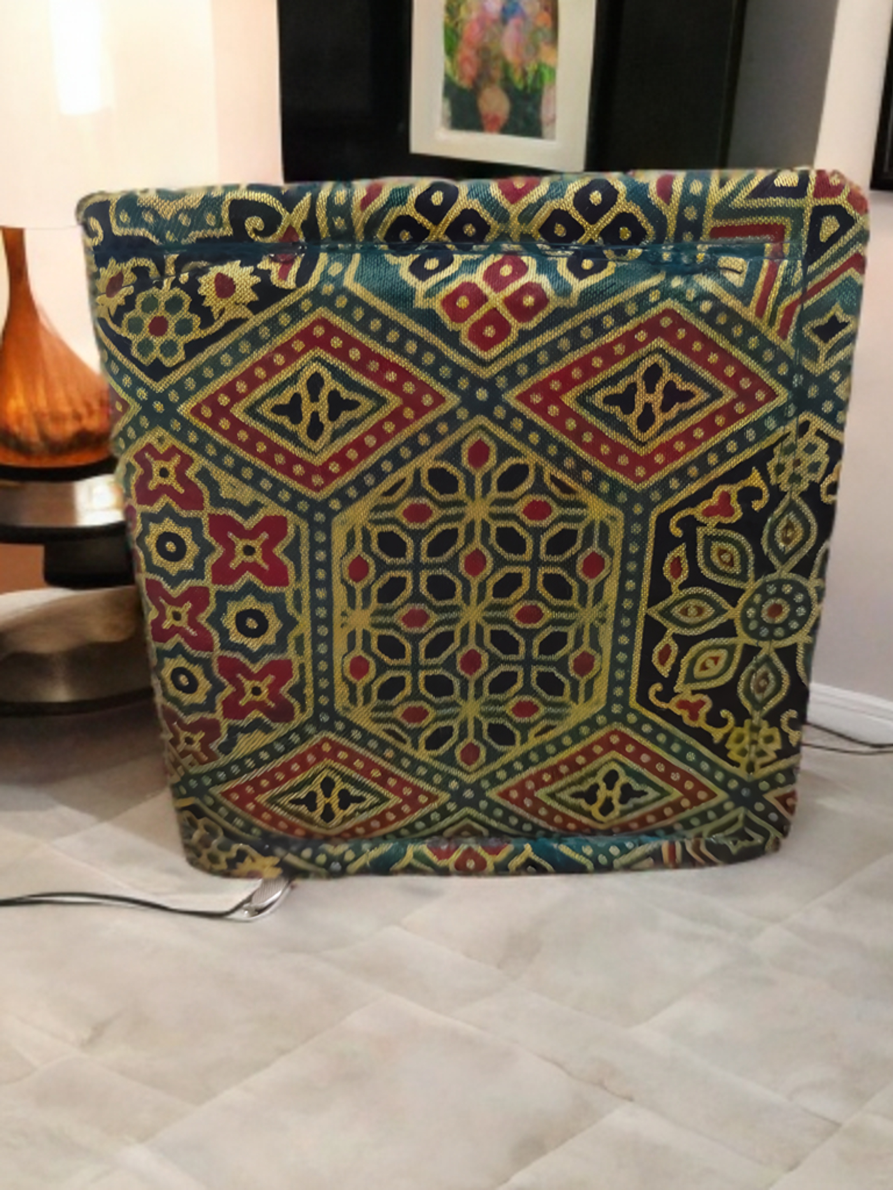 Handcrafted Kutchi Ajrakh printed Wallet – Compact Elegance