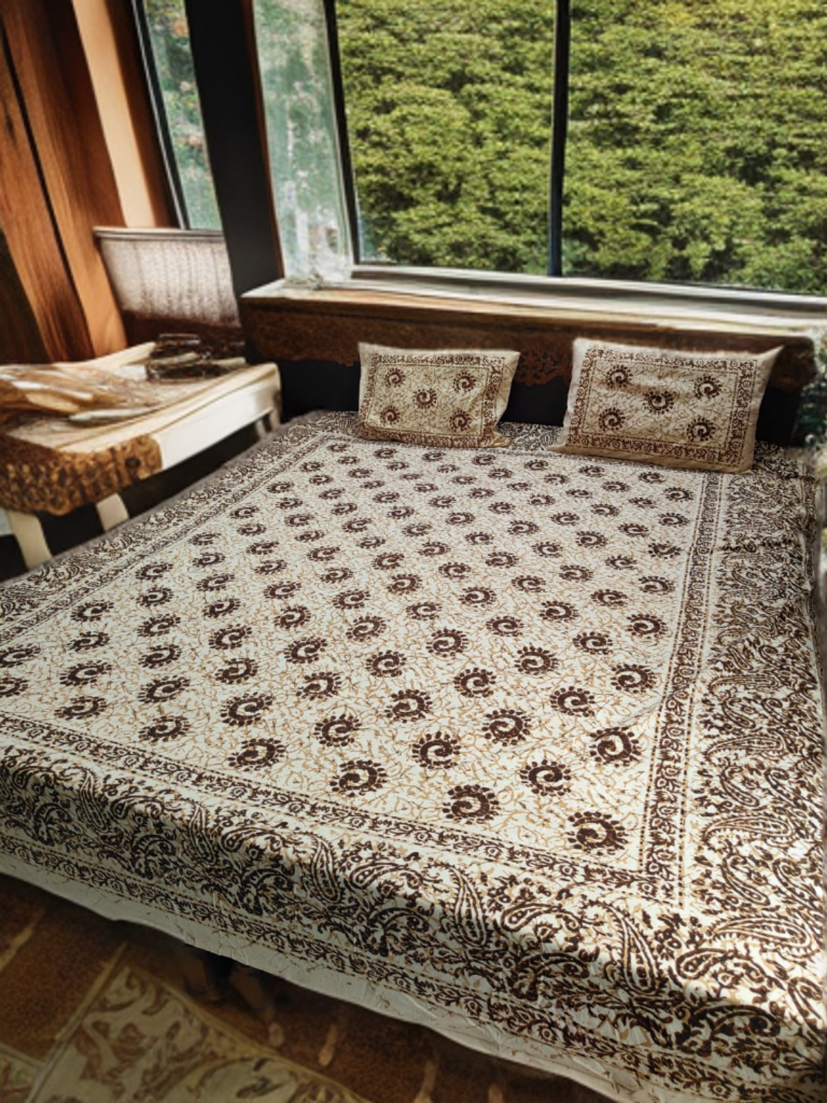DOUBLE BED SHEET JAIPUR BATICK PRINT  