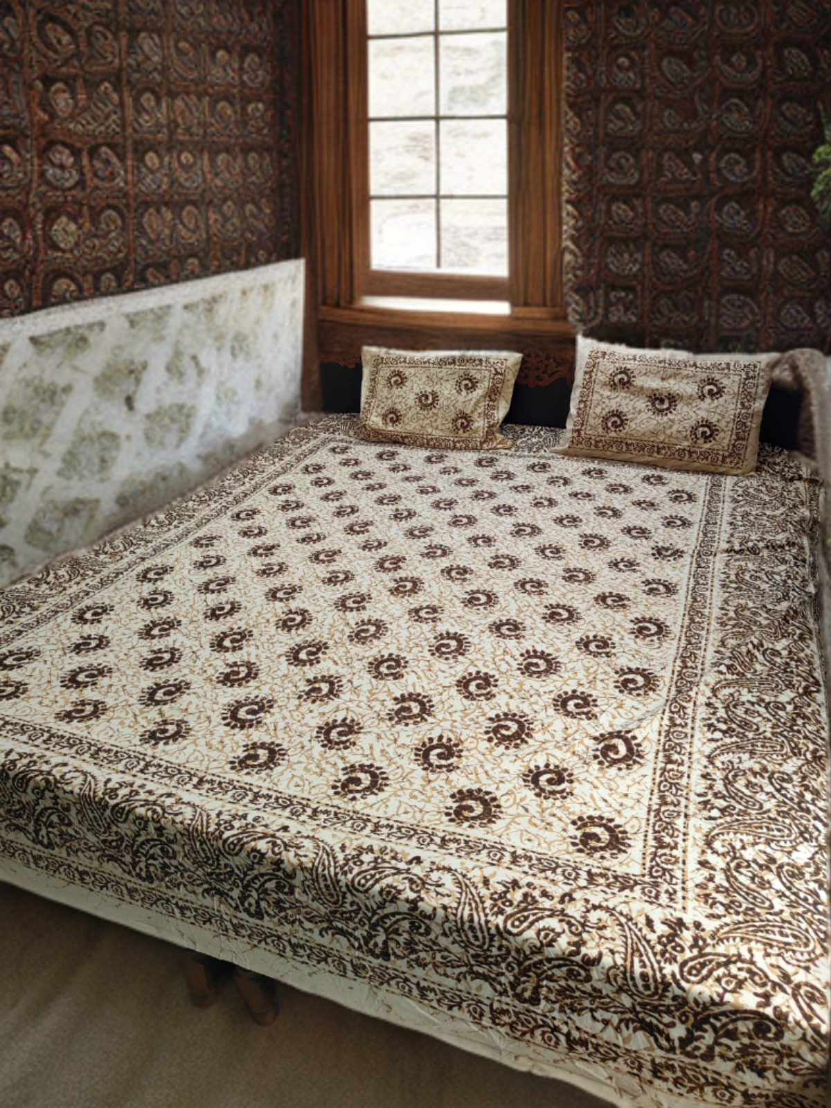 DOUBLE BED SHEET JAIPUR BATICK PRINT  