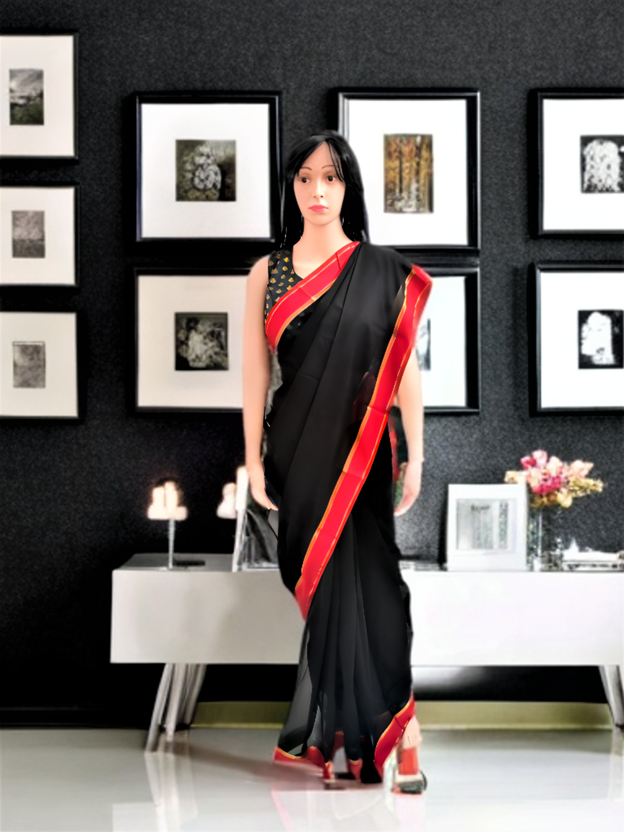 MAHESHWARI COTTON SILK SAREE